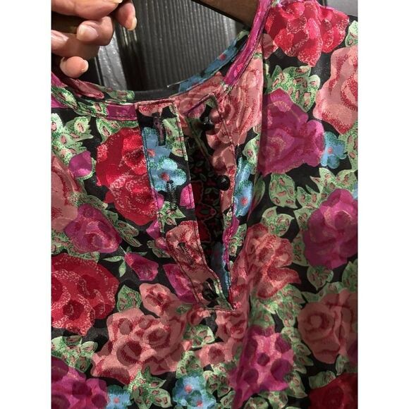 Vintage Howard Wolf paisley print blouse size 6 - Picture 7 of 7